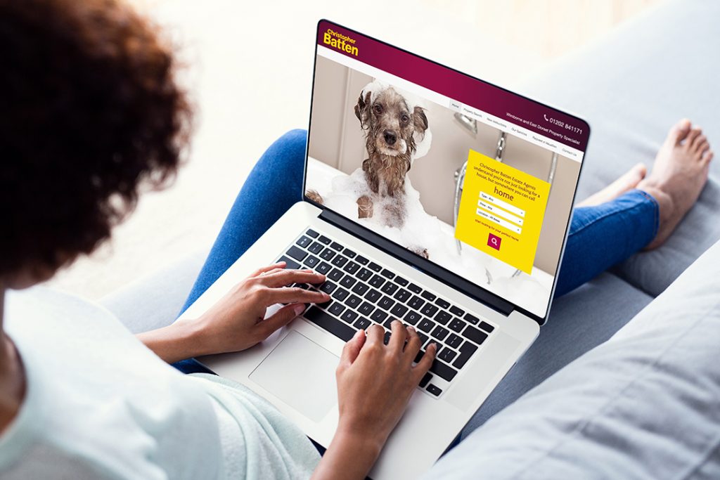 Website design for Christopher Batten estate agents