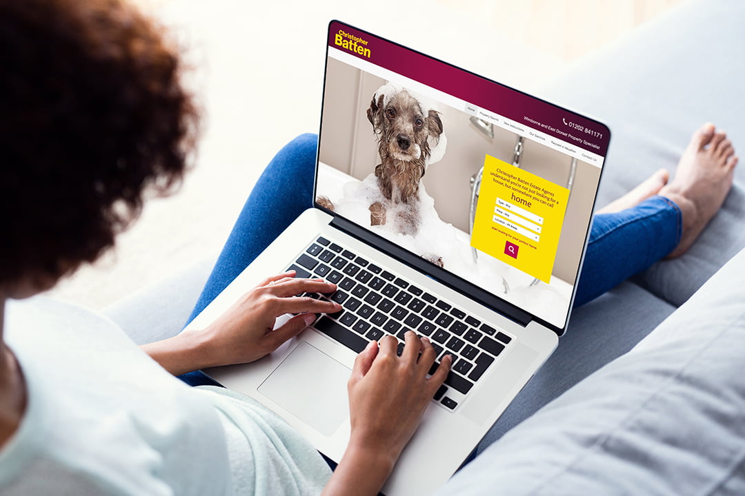 Website design for Christopher Batten estate agents