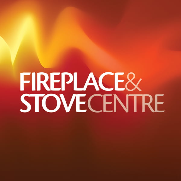 Logo brand design on flame background