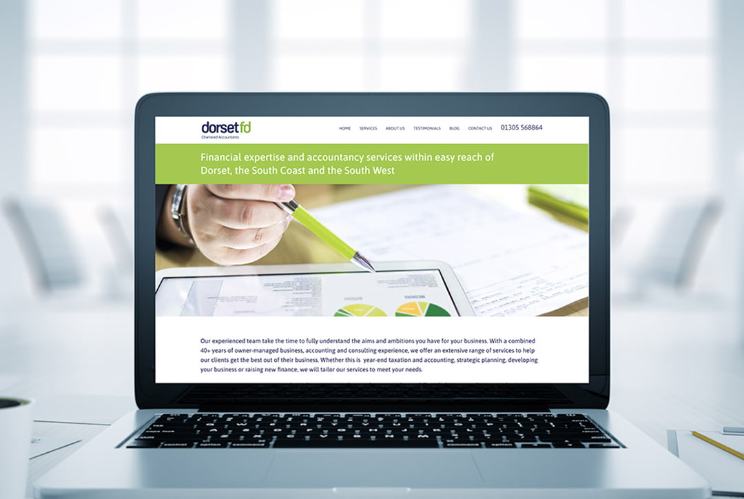 Dorsetfd responsive website design on tablet